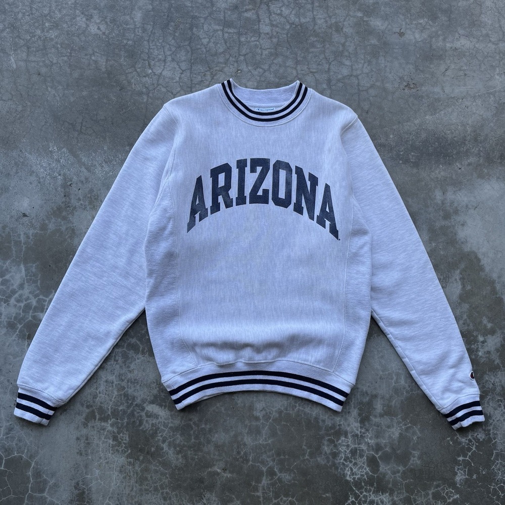 Vintage Champion Reverse Weave Arizona Sweatshirt Heather Grey XS